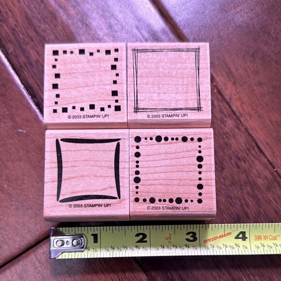 Stampin' Up! Geometric Wooden Stamp Set - Picture 1 of 1